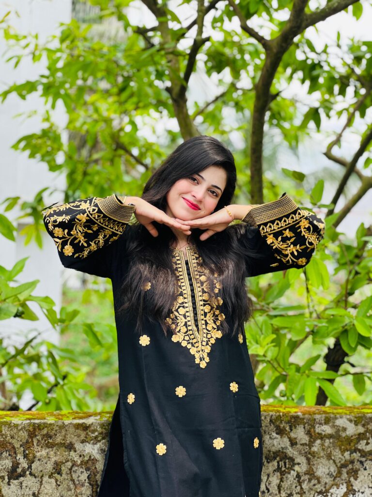 Premium Embroidered Cotton Three-Piece Set