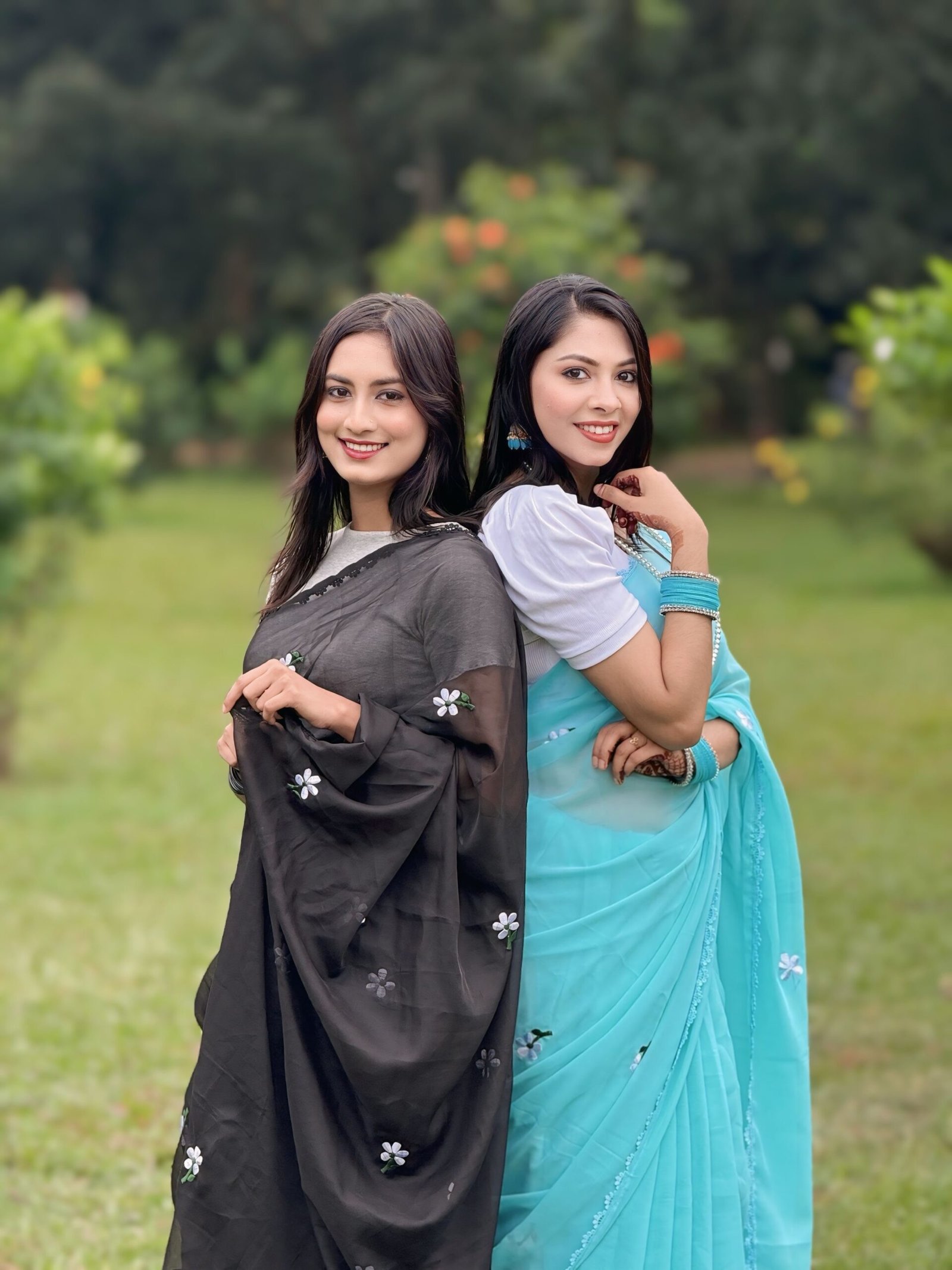 Premium Embroidered Micro Georgette Saree – Elegant & Timeless 2 - Image 2