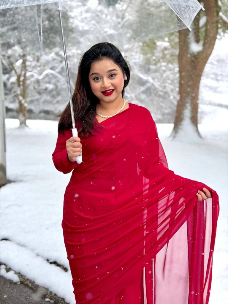 Premium Plain Weightless Georgette Sare